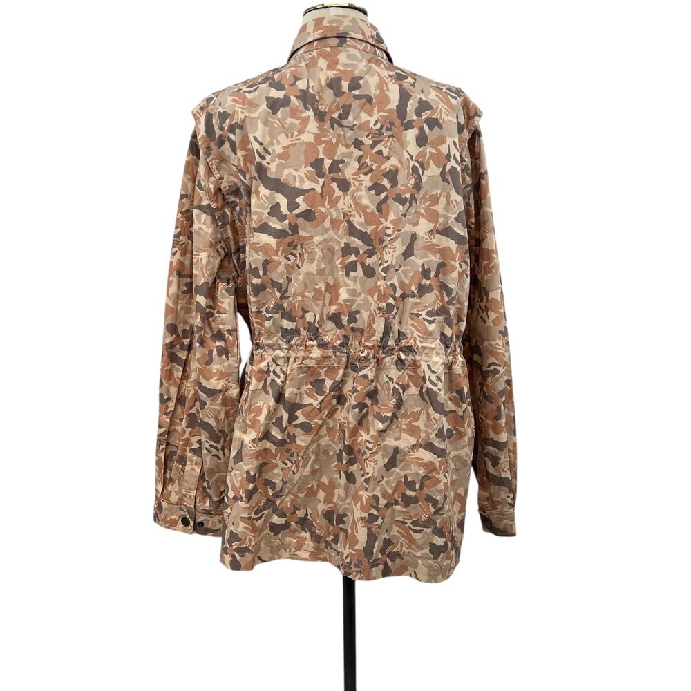 The Upside Henley Rover Utility Jacket Organic Cotton Printed Camo Size‎ L US 10 - Picture 11 of 16